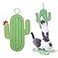 JOPOY Cat Scratcher Mat Natural Sisal Cat Scratch Mats Horizontal Cat Floor Scratching Pad Rug Protect Carpets and SofasScratching Pads for Indoor CatsCactus