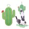 JOPOY Cat Scratcher Mat Natural Sisal Cat Scratch Mats Horizontal Cat Floor Scratching Pad Rug Protect Carpets and SofasScratching Pads for Indoor CatsCactus
