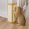Lahas 2 PCS Cat Wall Corner Scratcher Furniture Protector Kittens Scratch Board Sisal Cat Scratching Pad for Indoor Cats