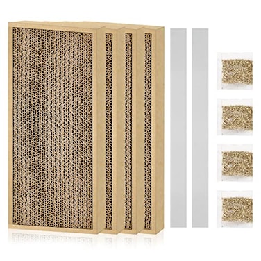 HappyFreeSX Splicing Cat Scratch Pad Cat Scratchers for Indoor Cats Cat Scratching Pad Cat Scratcher Cardboard Cat Scratching Pad Premium Scratch from Cats DoubleSided Design