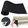SREBAY Cat Scratching Climbing Carpet Mat Adhesive Trimmable Cat Post Covered Pad Replacement for DIY Cat Tree Shelf Couch Corner Wall Cat Scratcher Furniture Protector Black 787x158In
