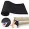 SREBAY Cat Scratching Climbing Carpet Mat Adhesive Trimmable Cat Post Covered Pad Replacement for DIY Cat Tree Shelf Couch Corner Wall Cat Scratcher Furniture Protector Black 787x158In