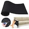 SREBAY Cat Scratching Climbing Carpet Mat Adhesive Trimmable Cat Post Covered Pad Replacement for DIY Cat Tree Shelf Couch Corner Wall Cat Scratcher Furniture Protector Black 787x158In