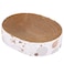 SMARTBEAN Oval Sturdy Cat Scratching Cardboard Pad Breathable Cat Scratch Pad Cat Scratching Cardboard for Indoor Cats Furniture Protecter