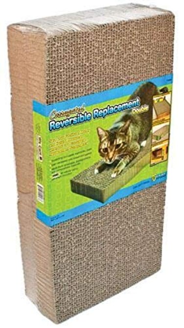 Ware Manufacturing Ware ManufaCounturing CWM12003 2Pack Corrugated Replacement Scratcher Pads Dbl Wide
