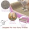 INRLKIT Luxury Cardboard Cat Scratcher Sofa Bed Couch Shaped Scratching Board with Catnip Scratcher for Indoor Cats Large Pink