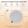 Letalong Cat Scratcher Mat Natural Cotton Rope Cat Scratch Pad 157 Round Horizontal Floor Cat Scratching Pads for Indoor Cats Cat Furniture Protector for Wall Couch Carpets Sofas