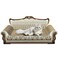 INRLKIT Luxury Cardboard Cat Scratcher Sofa Bed Couch Shaped Scratching Board Scratch Lounge with Catnip Scratcher for Indoor Cats Large Grey