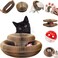 Kcyuowq Kitty Curlz Kitty Curlz Cat Toy Magic Organ Cat Scratching Board Snufflepaw Accordion for Cats Interactive Scratch Pad Recyclable Cat Scratcher