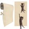 KEYIDE SelfAdhesive Cat Scratch Wall Climber Wall Cat Scratcher Mat for Indoor Cats Kitten Trimmable Carpet Corner Protector 787x158 Beige