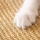 pingping-go pingpinggo Cat Scratch Mat236 X 157 Inch Natural Sisal Cat Scratching Mat with Jute BorderProtect Sofas CarpetsFloor and cat PawsBeige1Pack