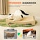 PETKARAY Sisal Cat Scratching Board Curved Sisal Cat Scratcher Large Indoor Kitty Scratch Pad Heavy Duty Arc Lounge Bed for Kitten