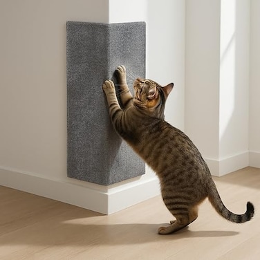 SleepGround Wall Cat Scratcher Stops Wall Corner Scratching DoubleSided Carpet Wall Mounted Cat Scratcher Corner Cat Scratcher Wall Scratchers for Indoor Cats