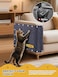 Minyii 2PCS 394x158 Cat Scratch Mat Trimmable SelfAdhesive Carpet DIY Climb Cat Scratcher for Furniture Couch or Wall Protector Covering Cat Scratching Post Replacement Pads Dark Gray
