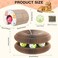 Kitty Kurlz Cat Toy Reversible Infinity Style Magic Organ Cat Toy Made from Recycled Corrugated Cardboard Long Lasting CShaped