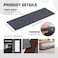 SREBAY Cat Scratching Climbing Carpet Mat Adhesive Trimmable Cat Scratcher Furniture Protector Cat Post Covered Pad Replacement for DIY Cat Tree Shelf Couch Corner Wall Dark Grey393x158In