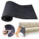 SREBAY Cat Scratching Climbing Carpet Mat Adhesive Trimmable Cat Scratcher Furniture Protector Cat Post Covered Pad Replacement for DIY Cat Tree Shelf Couch Corner Wall Dark Grey393x158In