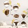 HivaolJoy Cat Bed Scratcher Lounge Cardboard Collapsible Pet Scratching Pad Round Cat Scratch Nest for Indoor Big Large Kitty Kitten