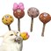 CECE PAW 4 Pack Catnip Silvervine Lollipops Cat Chew Toy for Kitten Teething Interactive Cat Toy for Bored Indoor Cats Cat Kicker Toy