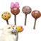 CECE PAW 4 Pack Catnip Silvervine Lollipops Cat Chew Toy for Kitten Teething Interactive Cat Toy for Bored Indoor Cats Cat Kicker Toy