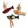 SmartyKat 3 Count Fish Friends Crinkle Catnip Cat Toys Multi Color 3 Count