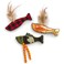 SmartyKat 3 Count Fish Friends Crinkle Catnip Cat Toys Multi Color 3 Count