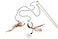 LukPaw Cat Teaser Cat Kitten Toys Set Natural Sisal Wand Teasers with Mouse Bell Feather Elastic String and Sturdy Wood Rod