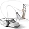 CYROS 3in1 Interactive Cat Toy 2Speed Automatic Moving Mouse Cat Toys Self Play with 2pcs Hanging Feather String Ribbon and Wiggly Silicone Mice Tail for Bored Indoor Adult Cats Kittens