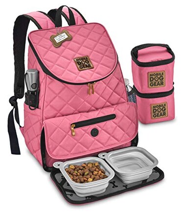 Overland Dog Gear Mobile Dog Gear Unisex Weekender Backpack Pink One Size One Size