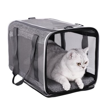 petisfam Soft Pet Carrier Bag for Cats and Puppy Under 20 lbs Sturdy Safe Comfortable and Lightweight