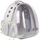halinfer Front Expandable Cat Backpack Fit up to 20 lbs Space Capsule Bubble Window Pet Carrier Backpack for Large Fat Cat and Small Puppy