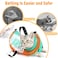 AWOOF Cat Grooming Bag Adjustable Cat Bathing Bag Anti Scratch Bite Restraint Bag Cat Sling Bag Durable Mesh Cat Shower Bag for Small Medium Large Cats Nail Trimming Ear Cleaning Medicine Taking