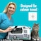 Kittyrama SoftSided Airline Approved Cat Carrier with Expandable Hideaway EscapeProof SBS SelfLocking Zippers 22 lb Capacity Vet Approved Top Side Entry 171111 in