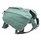 Ruffwear Front Range Day Pack Dog Backpack with Saddlebags 5Point Adjustment 3 Leash Points Padded Handle Internal Mesh Pockets Reflective Trim Light Loop River Rock Green Medium