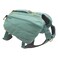 Ruffwear Front Range Day Pack Dog Backpack with Saddlebags 5Point Adjustment 3 Leash Points Padded Handle Internal Mesh Pockets Reflective Trim Light Loop River Rock Green Medium