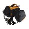 Kurgo Big Baxter Dog Backpack Dog Saddlebag Dog Pack Adjustable Saddlebag for Hiking Walking Running Camping BlackOrange