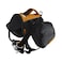 Kurgo Big Baxter Dog Backpack Dog Saddlebag Dog Pack Adjustable Saddlebag for Hiking Walking Running Camping BlackOrange