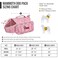 ONETIGRIS Dog Backpack for Medium Large Dogs Mammoth Nylon Dog Pack Tactical Backpack Harness with Side Pockets for Hiking Walking Training Running Pink Large