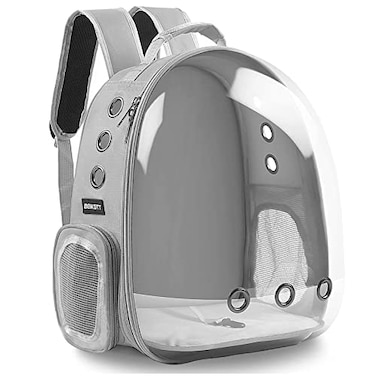 BEIKOTT Cat Backpack Carrier Pet Backpack Breathable Cat Dog Space Capsule Backpack AirlineApproved for Small Cats Dogs Birds Bunny Travel Hiking