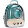 ORIZZP Bubble Cat Carrier Backpack Transparent Pet Carrier Backpack for Small Puppy and Bunny Green Backpack