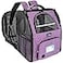 PetAmi Expandable Dog Backpack Carrier for Cats Pets Breathable Cat Carrier Backpack with Top Window MultiEntry Ventilated Foldable Travel Carrier for Small Medium Pets up to 18 lbs Purple