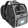 PetAmi Expandable Dog Backpack Carrier for Cats Pets Breathable Cat Carrier Backpack with Top Window MultiEntry Ventilated Foldable Travel Carrier for Small Medium Pets up to 18 lbs Light Gray