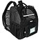 PetAmi Expandable Dog Backpack Carrier for Cats Pets Breathable Cat Carrier Backpack with Top Window MultiEntry Ventilated Foldable Travel Carrier for Small Medium Pets up to 18 lbs Black