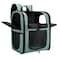 Apollo Walker Dog Cat Carrier Backpack for 418lb Pets Ventilated Safe Design with Padded Back Support Breathable Mesh Pet Backpack for Hiking Travel Outdoor Blue