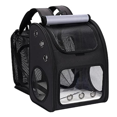 COVONO Cat Backpack Carrier Expandable Pet Carrier Backpack for Cats Small Pets Super Ventilated Breathable Design Airline Approved Portable Travel Backpack for Hiking Camping Outdoor Use