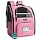 PetAmi Dog Backpack Carrier for Small Medium Dogs Large Cats up to 18 lbs 2 Side Entry Structured NoCollapse Frame Airline Approved Ventilated Pet Backpack for Hiking Camping Travel Vet Pink
