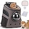 LOLLIMEOW Large Pet Carrier Backpack Bubble Backpack Carrier for Fat Cats and PuppiesAirlineApprovedGrey