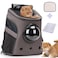 LOLLIMEOW Large Pet Carrier Backpack Bubble Backpack Carrier for Fat Cats and PuppiesAirlineApprovedGrey