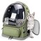 Cawypety Cat Backpack Carrier Breathable Cat Carrier Large Space Bubble Pet Backpack for Kitty Small Dog up to 15lbs Transparent Foldable Pet Carrier for Travel Hiking