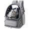 YUNLINLI Cat Backpack Carrier Breathable Cat Bubble Backpack Large Space Cat Carrier Backpack for Kitty Small Dog Foldable Airline Approved Cats Backpack Transparent Pet Travel Backpack Up to 20 lbs G